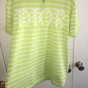 SS20 Christian Dior Oversized Green Knit Shirt